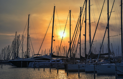Boat interior and deck
